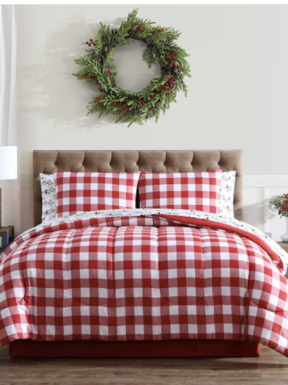 Hallmart Collectibles Holiday Cardinal 8-Pc. Com.  Set, Red/white